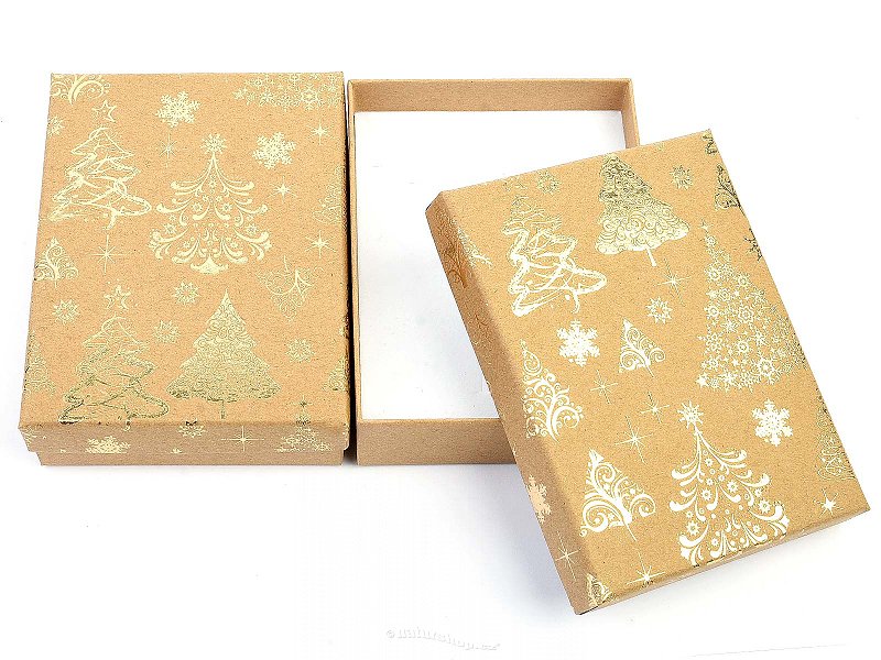 Vánoční dárková krabička Au (12 x 9cm)