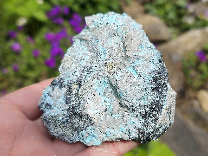 Chalkopyrit + tyrkys surový minerál (Írán) 306g