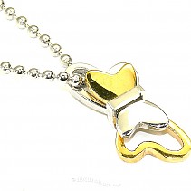 Butterfly pendant + chain typ103