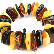 Amber bracelet stones mix (57g)