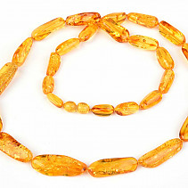Amber light honey 69cm necklace