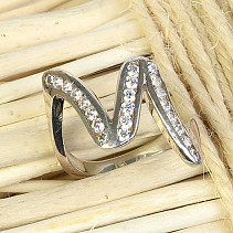 Ladies' Silver Ring Ag 925/1000 size 50 (3,3g)