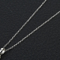 Silver chain Ag 925/1000 + Rh 45cm (approx. 2,0g)
