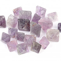 Crystal fluorite purple octahedron (China)