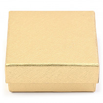 Golden gift box 6 x 6 cm