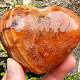Carnelian polished heart (Madagascar) 271g