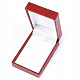 Dárková koženková krabička červená 6.7 x 4.6cm